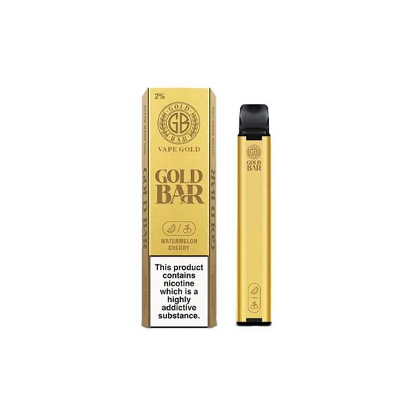 Gold Bar Disposable Vape 600 Puffs 20mg