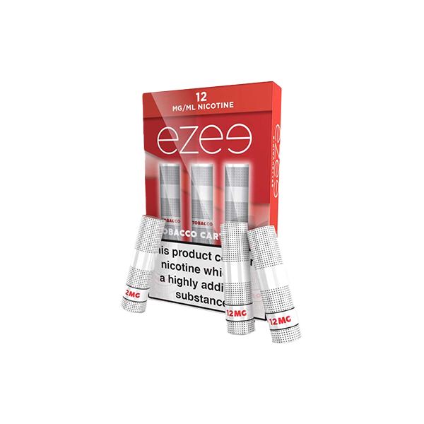 Ezee E-cigarette Cartridges Tobacco 1050 Puffs 12mg