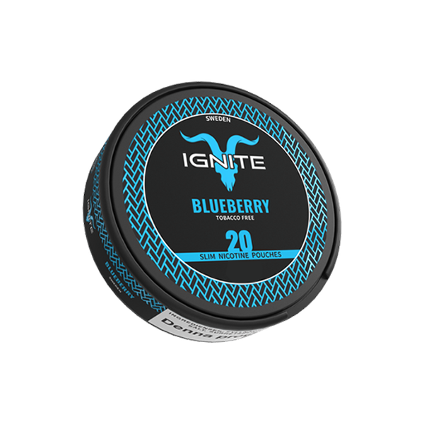 Ignite Blueberry Slim Nicotine Pouches - 20 Pouches 20mg