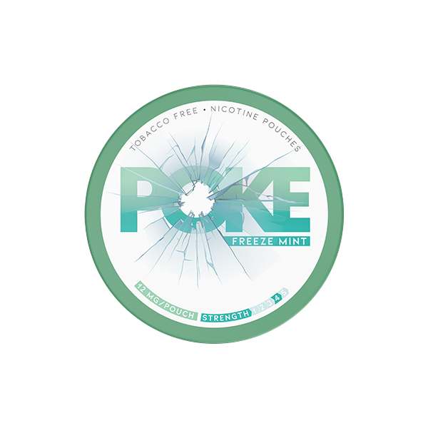 Poke Freeze Mint Nicotine Pouches - 20 Pouches 12mg