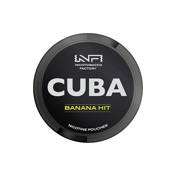 CUBA Black Nicotine Pouches - 25 Pouches 43mg