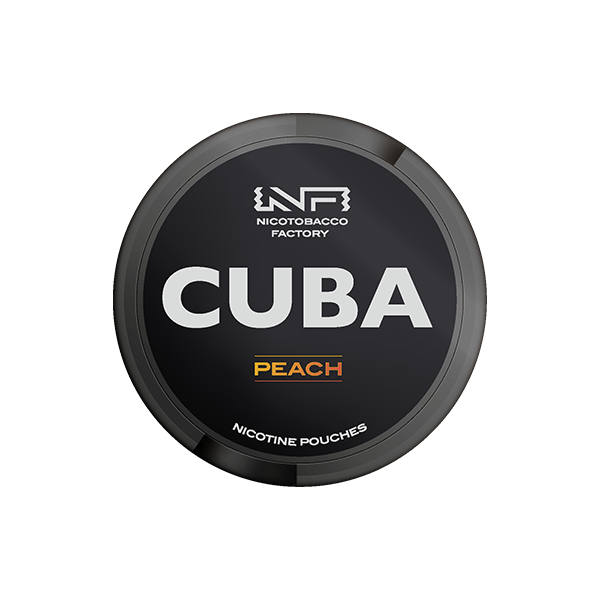 CUBA Black Nicotine Pouches - 25 Pouches 43mg