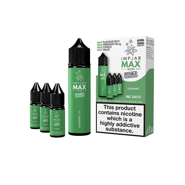 Imp Jar Max 60ml Long fill Includes 3x 20mg Nic Salts