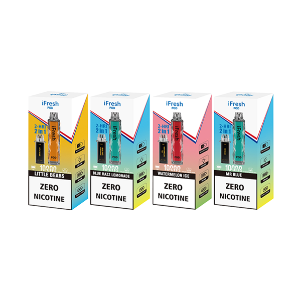 iFresh 10000 Puffs 2in1 Disposable Pod Kit 0mg