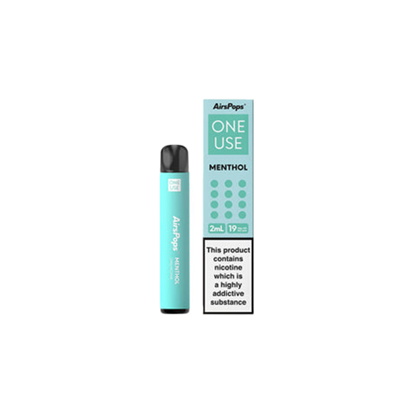 AirsPops ONE Use Disposable Vape 600 Puff 19mg