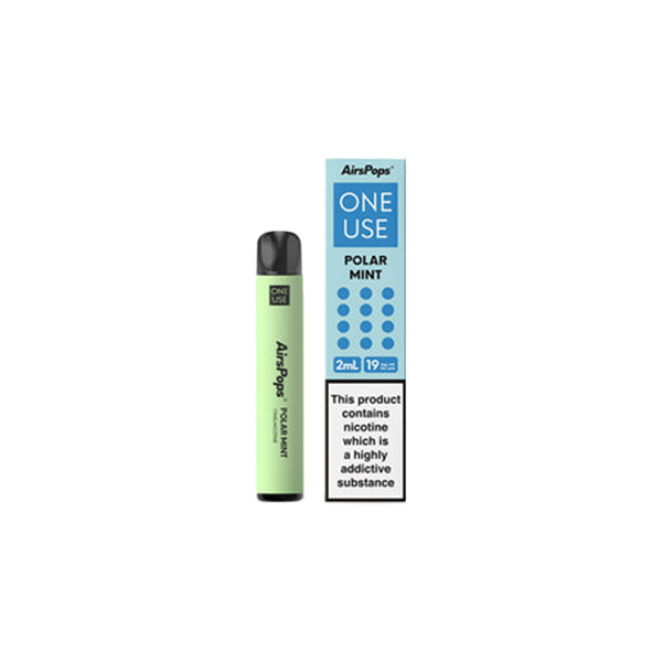 AirsPops ONE Use Disposable Vape 600 Puff 19mg