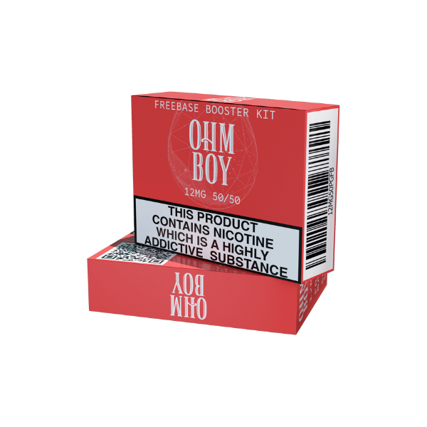 Ohm Boy Longfill Booster Kit Freebase 12mg  (50VG/50PG)