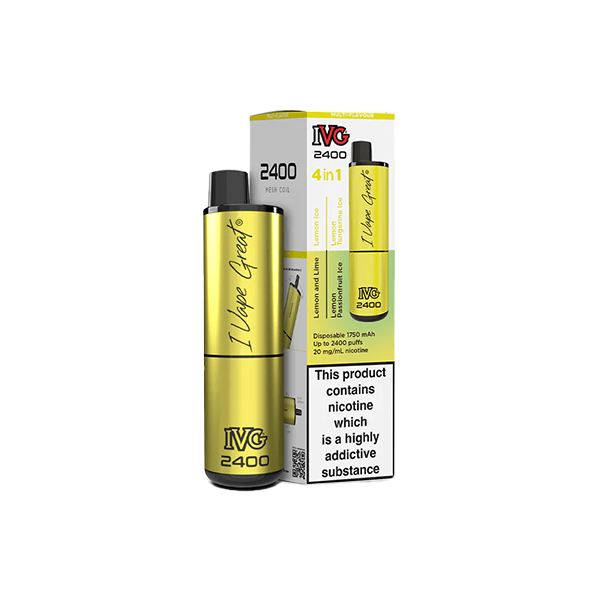 I VG 2400 Disposable 2400 Puffs - 4 in 1 Multi-Edition 20mg