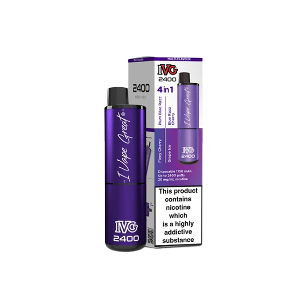 I VG 2400 Disposable 2400 Puffs - 4 in 1 Multi-Edition 20mg