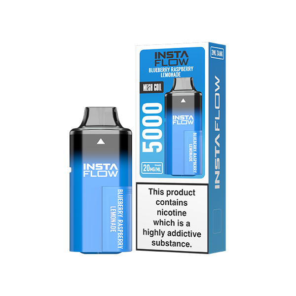 Instaflow 5000 Disposable Rechargeable Vape Kit 5000 Puffs 20mg