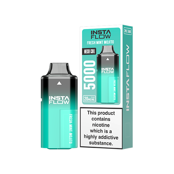 Instaflow 5000 Disposable Rechargeable Vape Kit 5000 Puffs 20mg