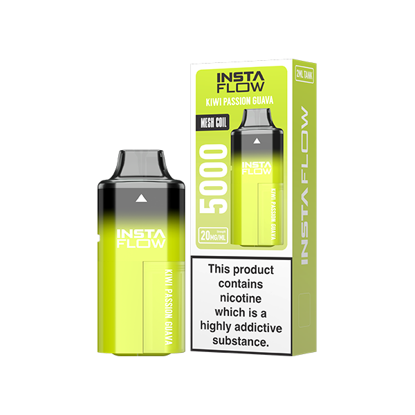 Instaflow 5000 Disposable Rechargeable Vape Kit 5000 Puffs 20mg