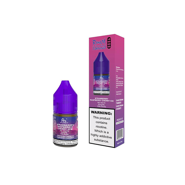 R and M 9000 Tornado Nic Salts 20mg