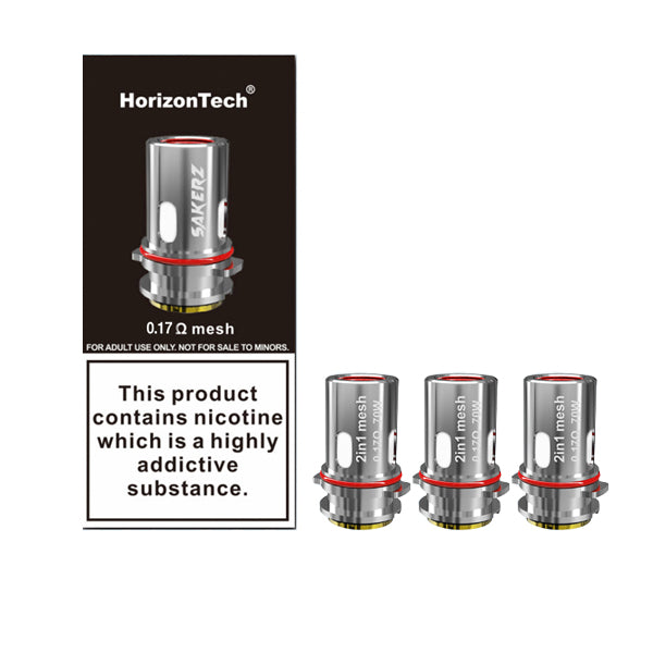 Horizon Tech Sakerz 2in1 Mesh Coils 0.17ohm (3 Pack)