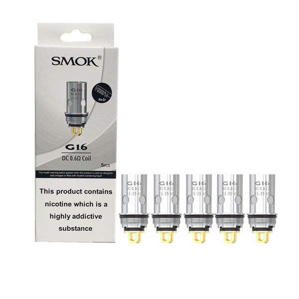 Smok G16 DC Replacement Coil 0.6ohm (5 Pack)