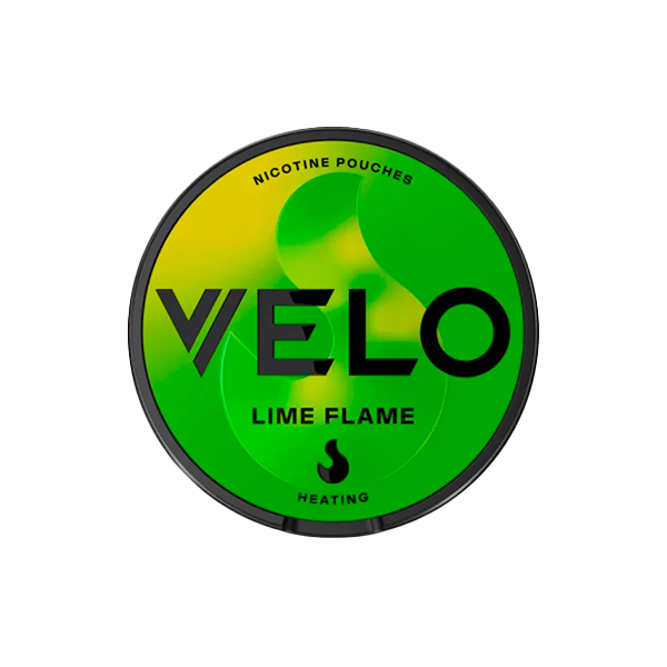 Velo Slim Medium Strength Lime Flame Nicotine Pouches - 20 Pouches 8mg