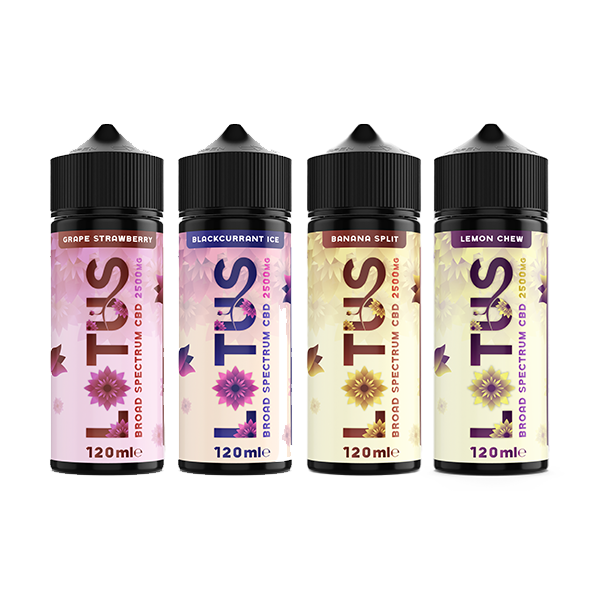 Lotus Leaf CBD 2500mg CBD Broad-Spectrum E-liquid 100ml