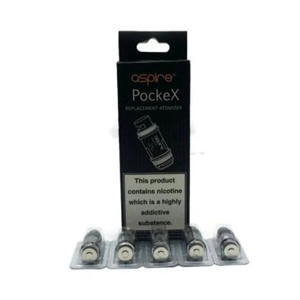 Aspire PockeX 0.6 / 1.2 Ohm Coil (5 Pack)